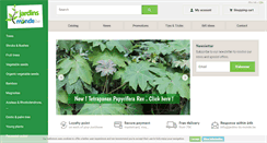 Desktop Screenshot of jardins-du-monde.be