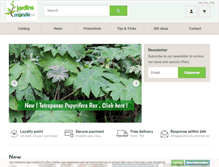 Tablet Screenshot of jardins-du-monde.be